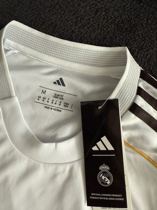 Tricou oficial Real Madrid 2025/26 – Home, Adidas, mărime M