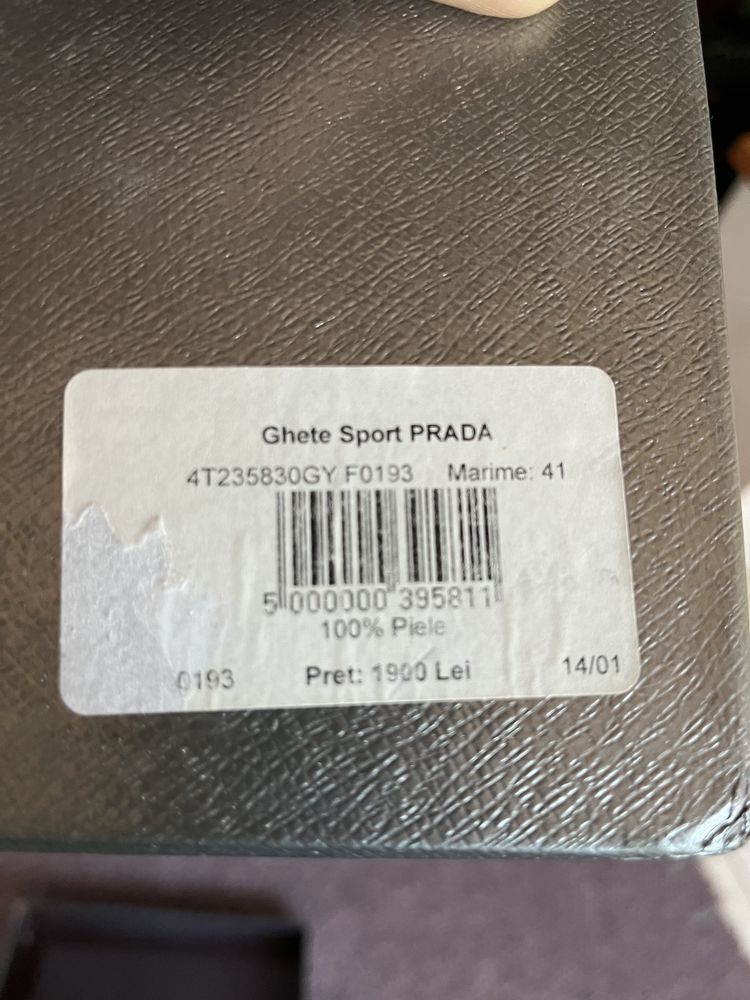 Ghete sport Prada