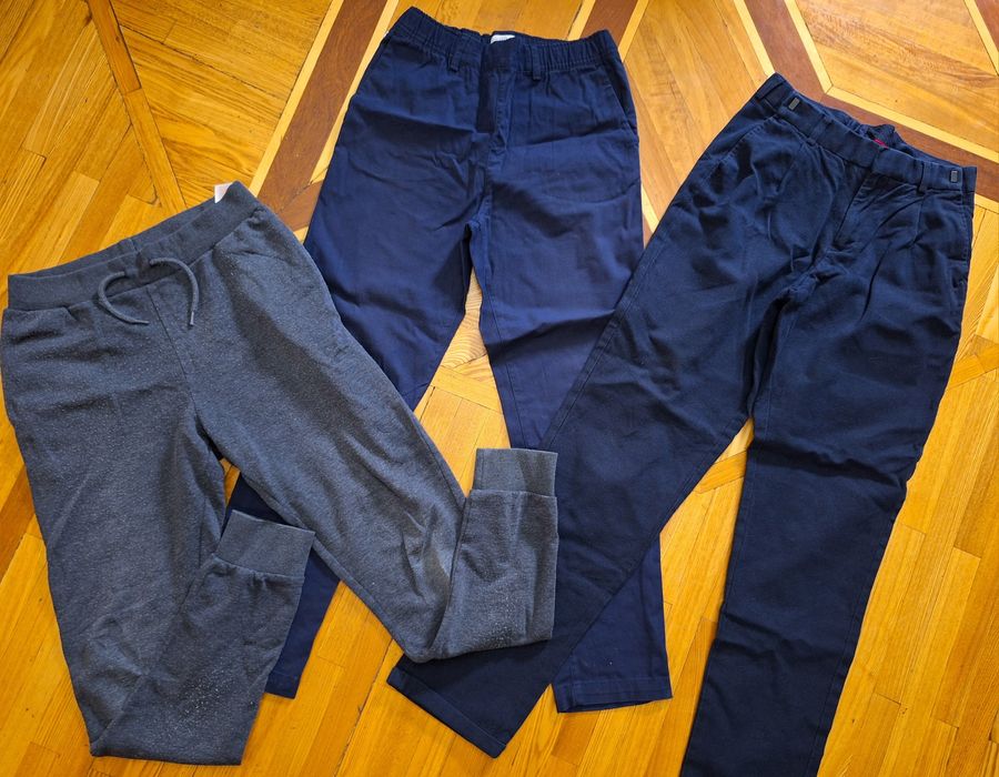 Брюки мужские на размер М от хороших фирм б.у дешево