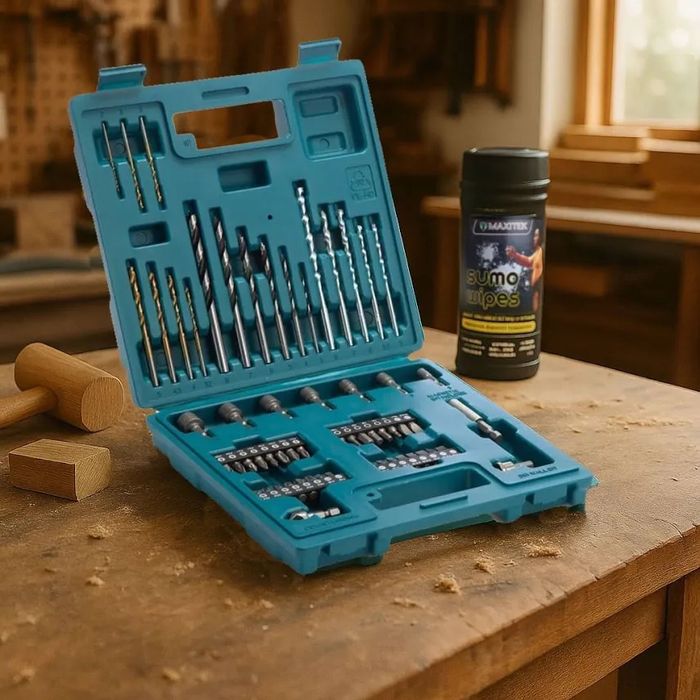 Set de burghie și biți Makita - E-11829, 60 piese