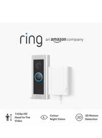 Plug-in Ring Video Doorbell Pro 2, Amazon, Gri, 16 - 24 V