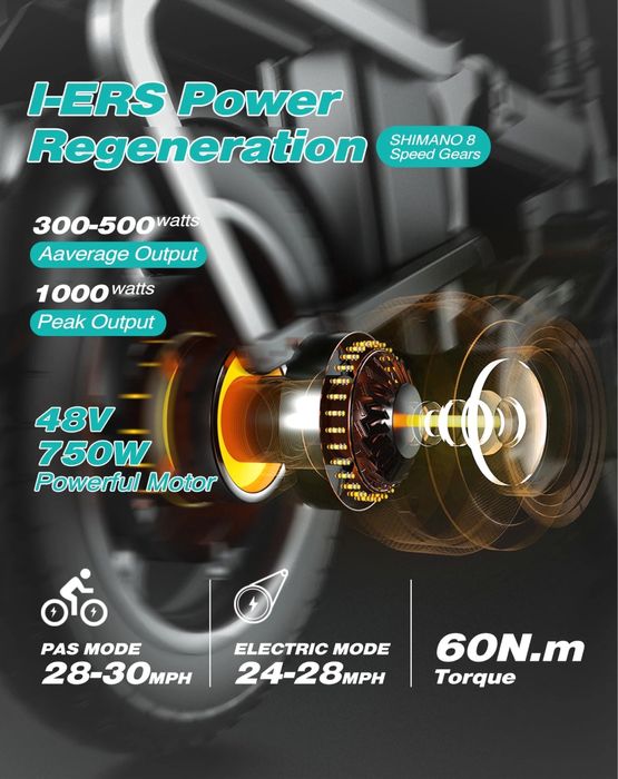 Bicicleta electrica Engwe PRO 750w