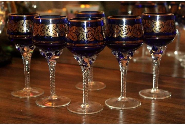 Посуда. Фужеры 6 шт. Винтажные.