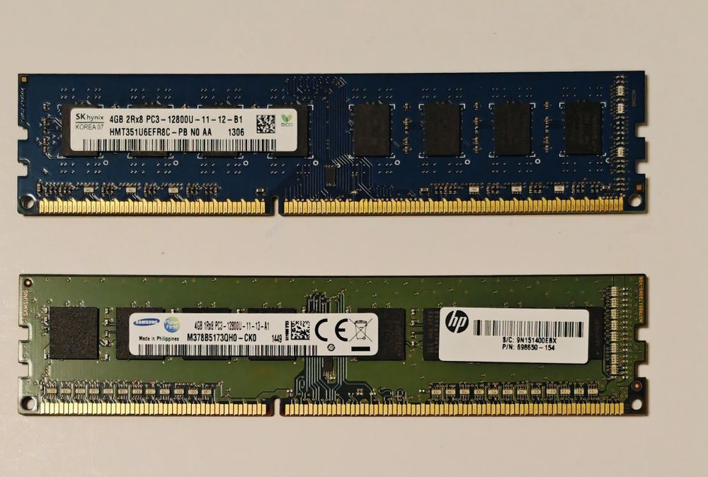 Оперативная память DDR3 и DDR2
