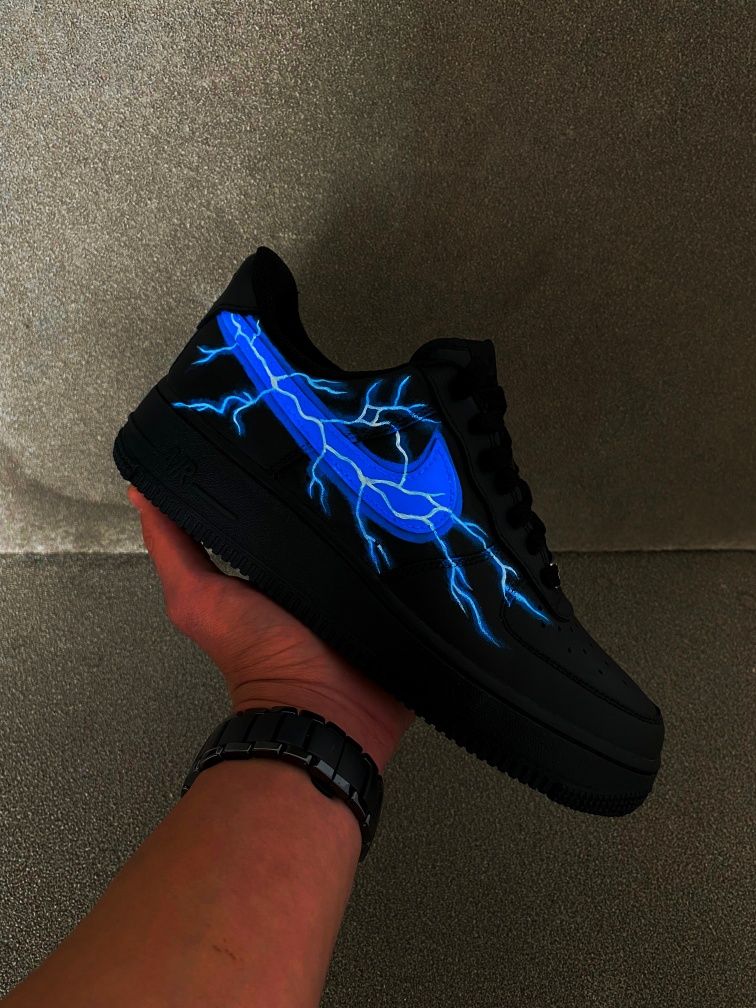 Adidasi nike air force 1 lightning strike custom(nu yeezy,jordan)