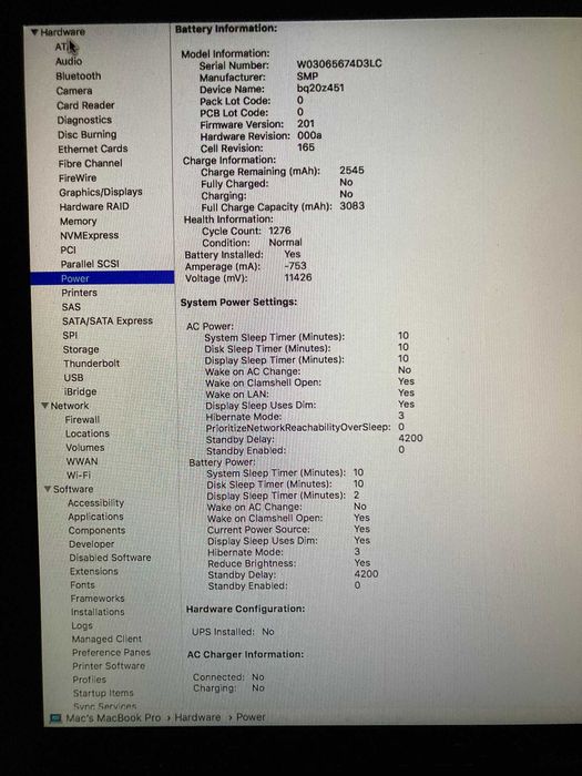 MacBook PRO 13" Core i5-2,4Ghz, Mem.8Gb, SSD 240 Gb, Late 2011