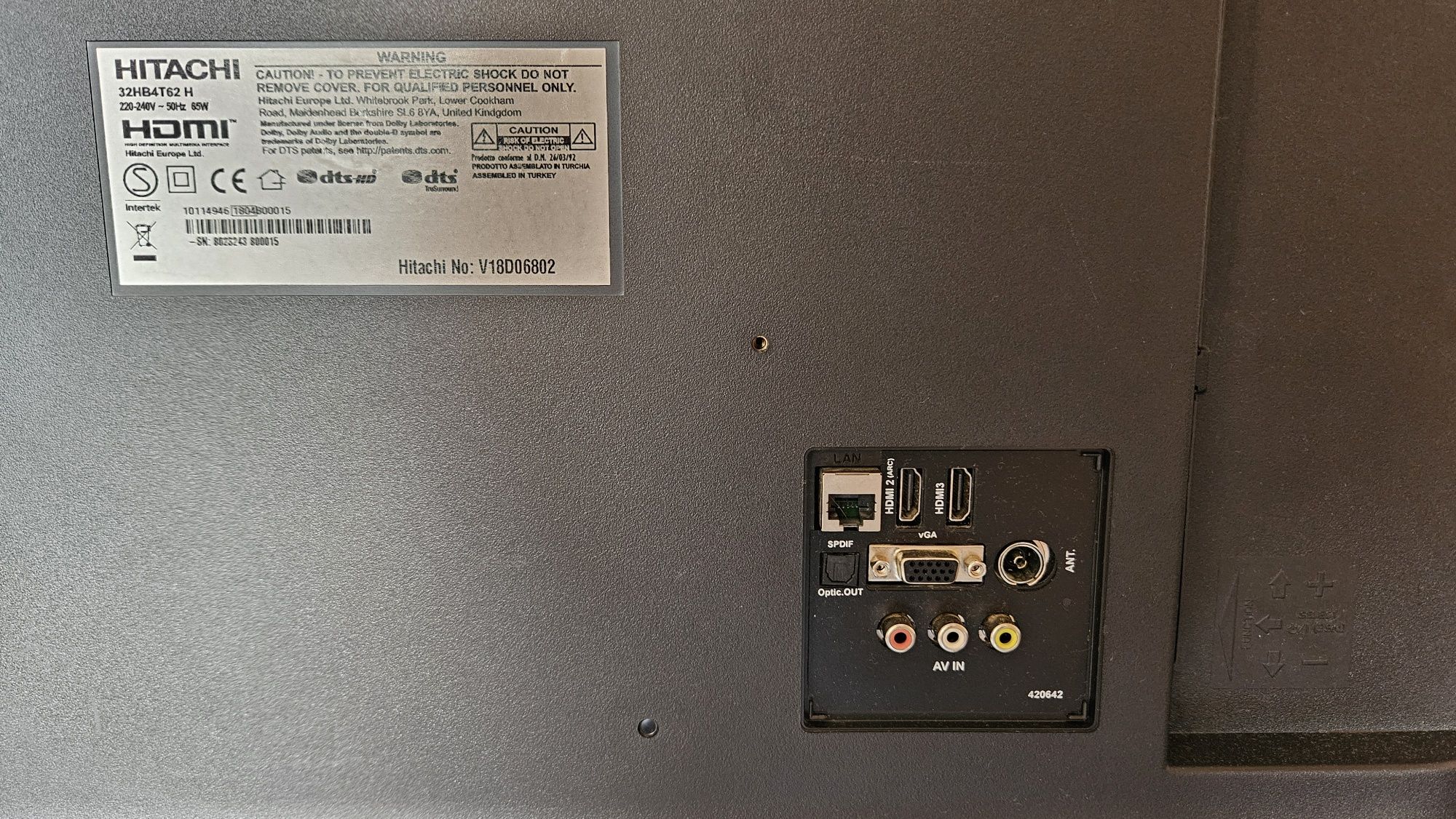 Smart телевизор Hitachi 32"