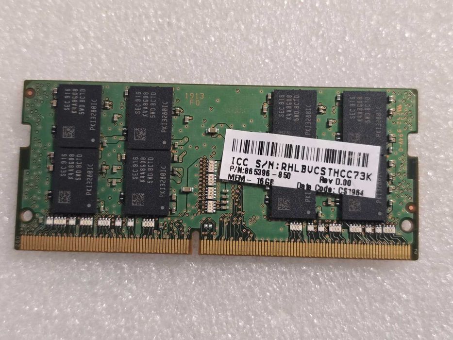 Memorie RAM laptop Samsung 16GB DDR4 PC4-21300 2666MHz M471A2K43CB1