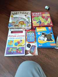 Lot puzzle + cărticica cu sunete copii