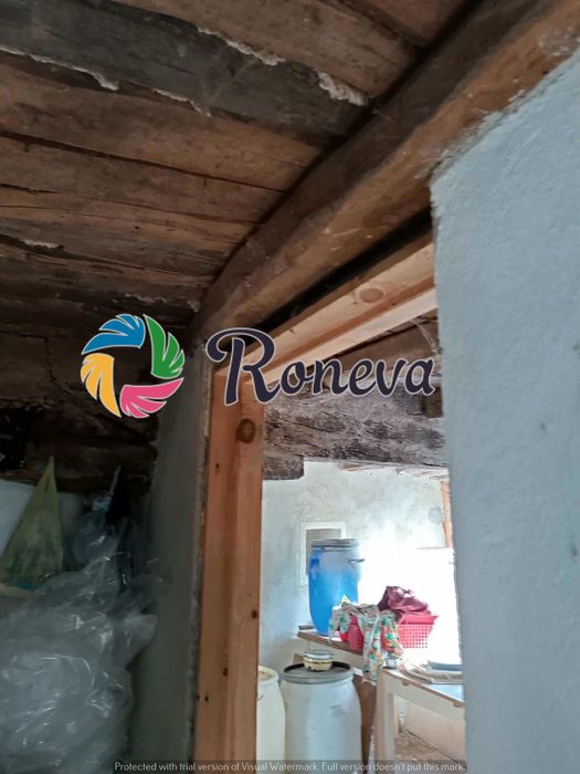 Голямо дворно място с къща и много сезонни постройки