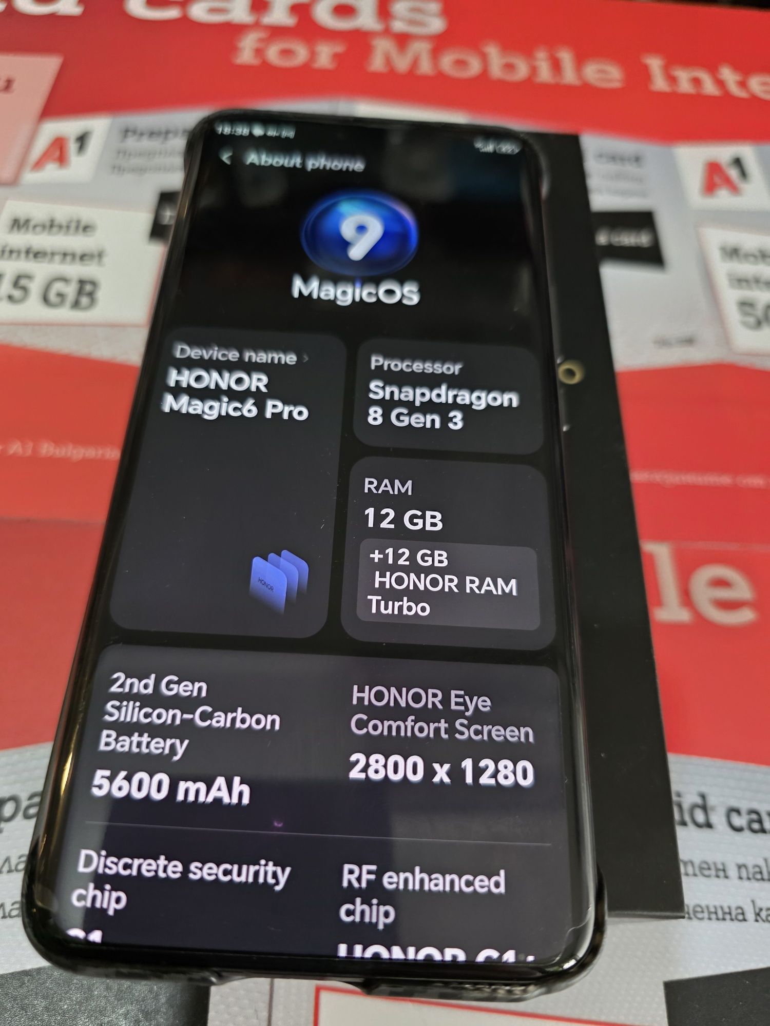 Honor Magic 6 Pro 12/512, още година гаранция