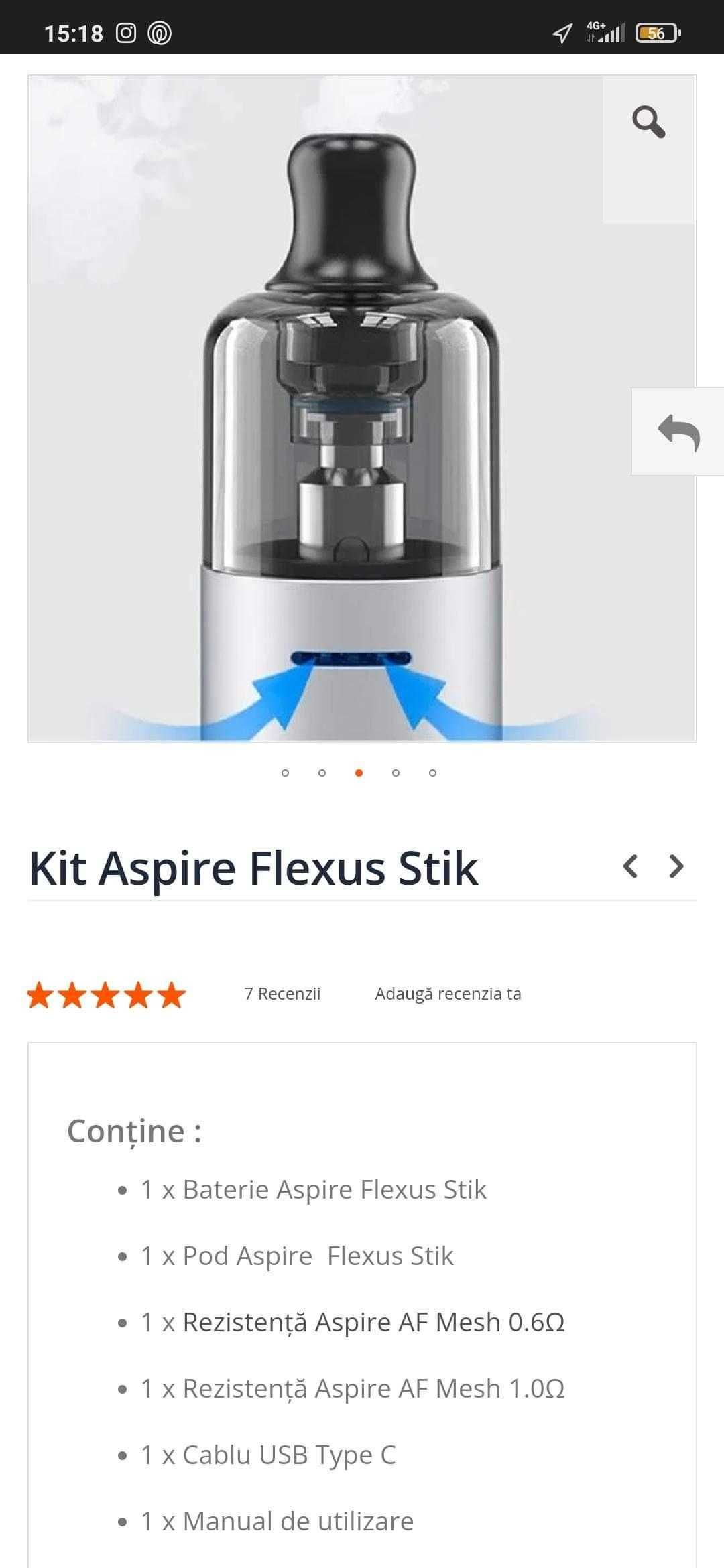 Kit aspire flexus stik nou