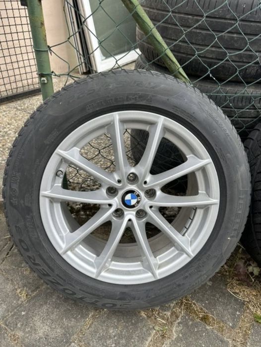 Jante Bmw Seria 3 5 G20 G30 G31 cu cauc Pirelli 225/55/R17 dot2017 5-6