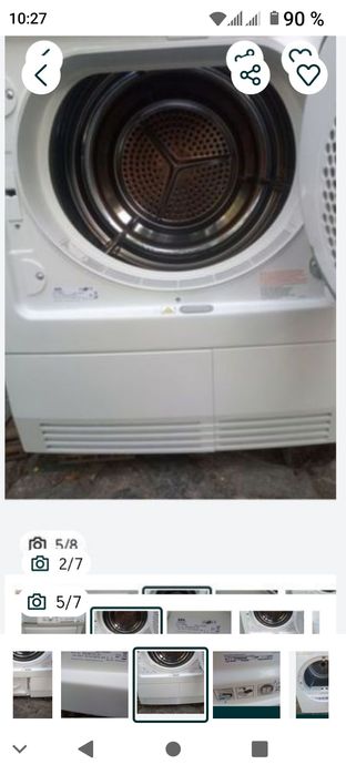 Vând uscător de rufe AEG