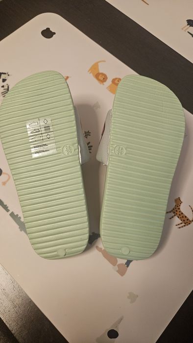 Șlapi de baie H&M copii verde/Marvel EU 28/29