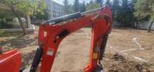 Vând miniexcavator Lukton motor 2 timpi, optional si remorcă