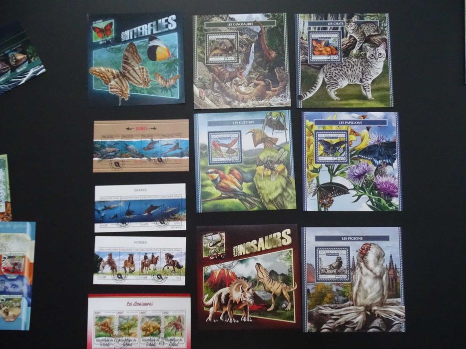 50 colite stampilate , timbre tematice Fauna/Animale (Lot 3108)