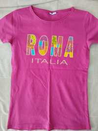 Tricou roz Roma  10ani