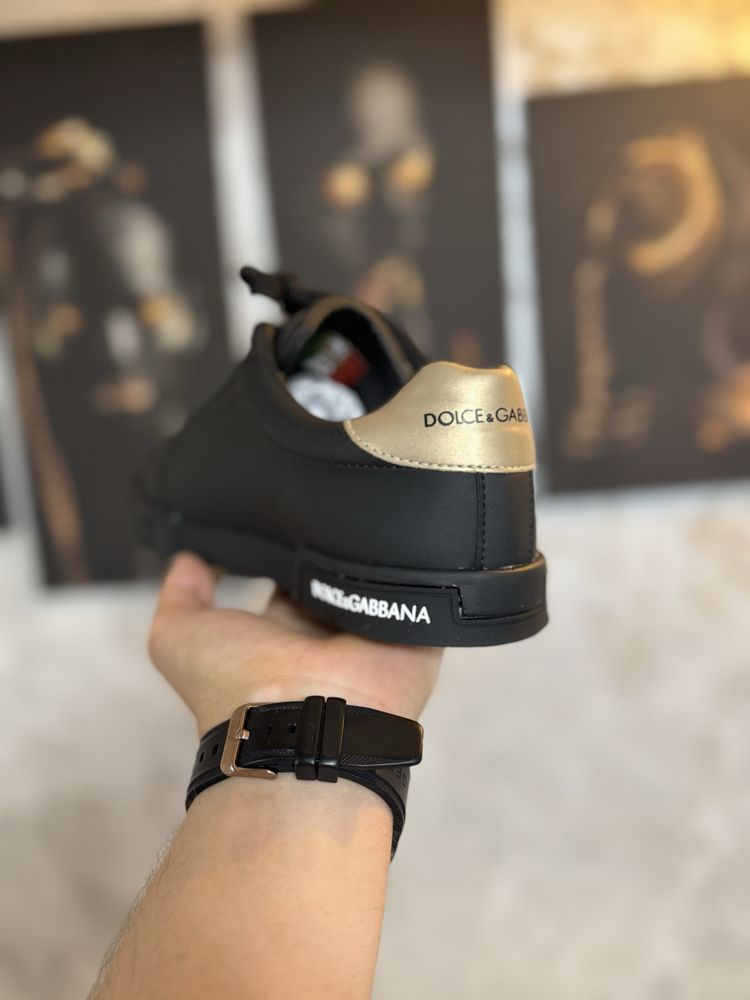 Adidasi Dolce & Gabbana King Black & Gold!