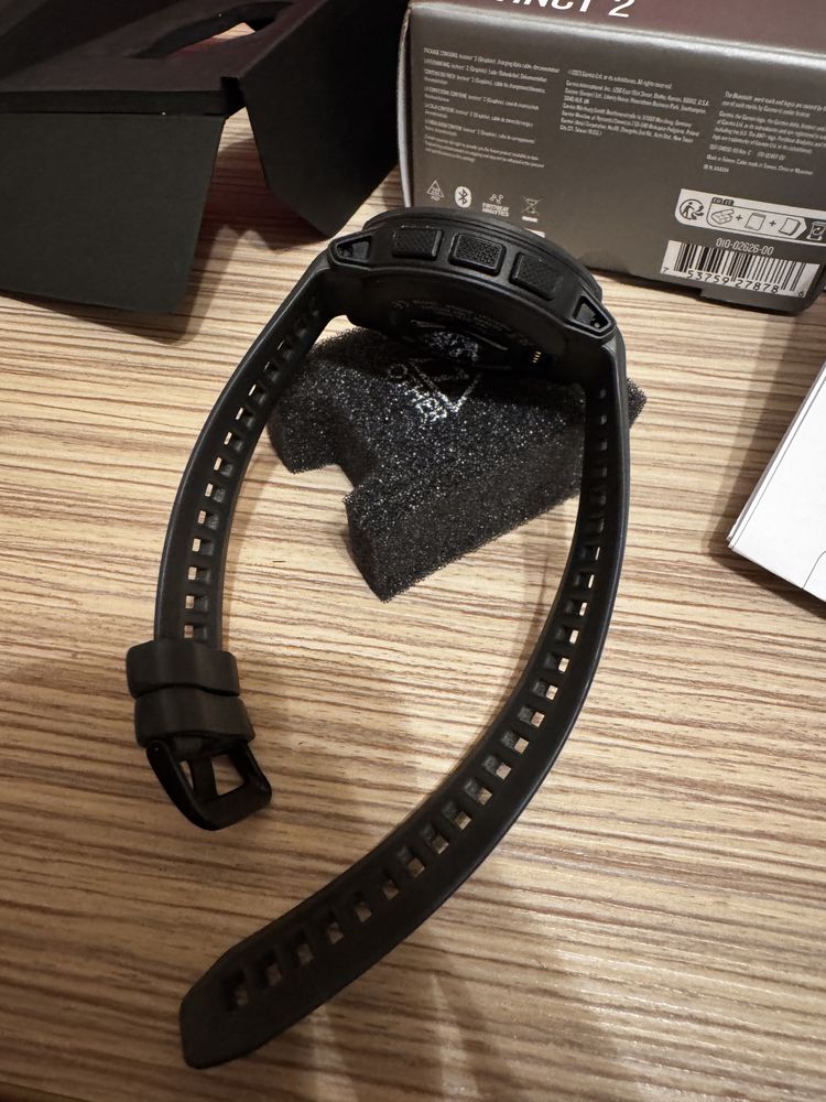 Смарт часовник Garmin Instinct 2, 45 mm, Silicone strap, Graphite
