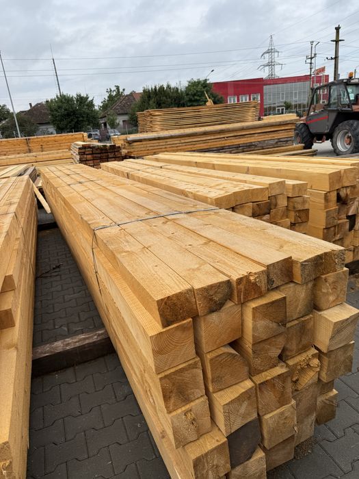 Cherestea molid/brad – grinzi, rigle, scândură – de la 800 lei/mc
