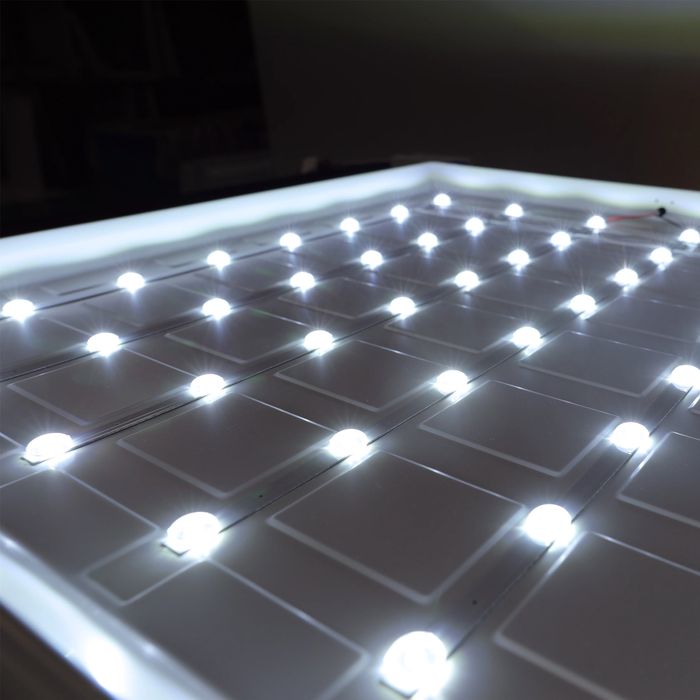 Установка лед панелей разного назначения