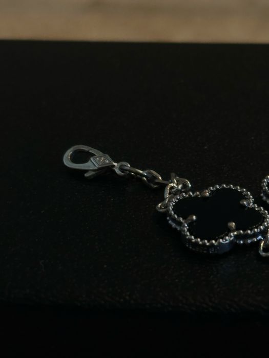 Van Cleef & Arpels VCA Silver Black 5 Motifs Alhambra