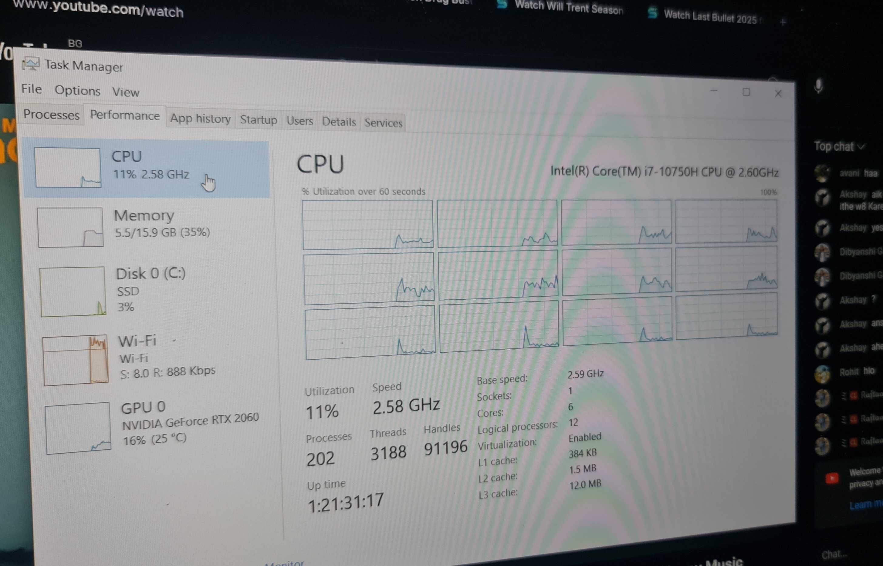 Lenovo legion 5 / i7 10750h / RTX