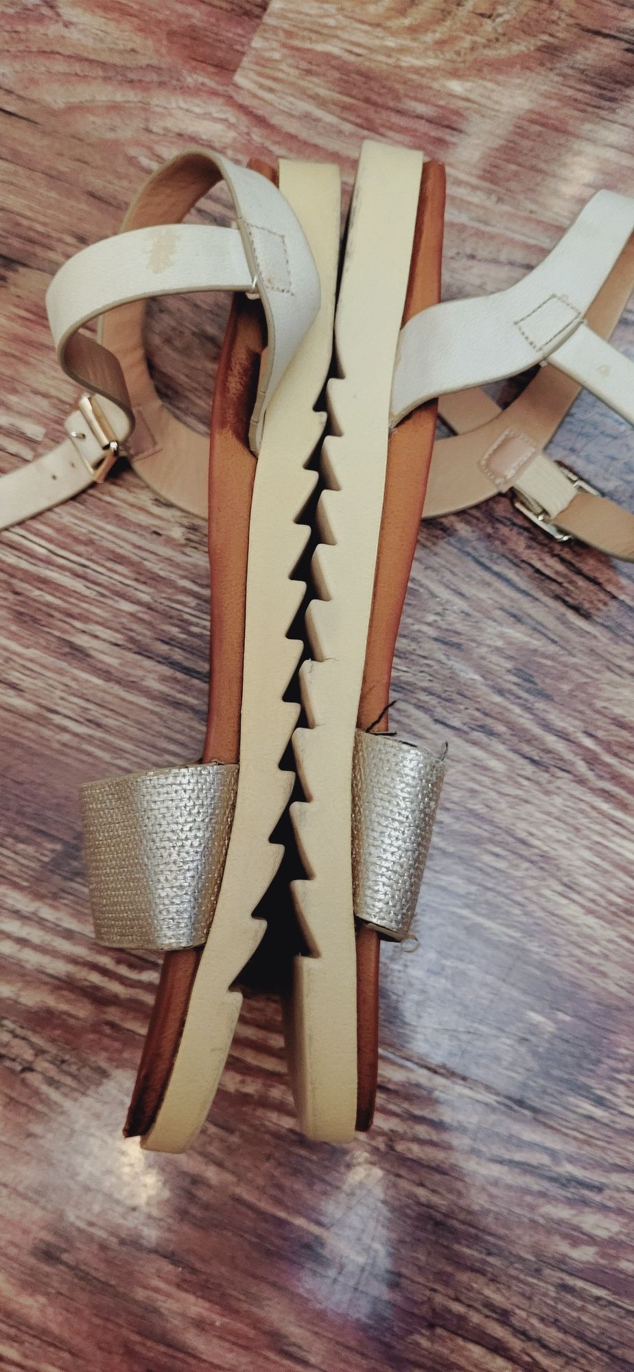 Sandale din piele Solo Donna marimea 38