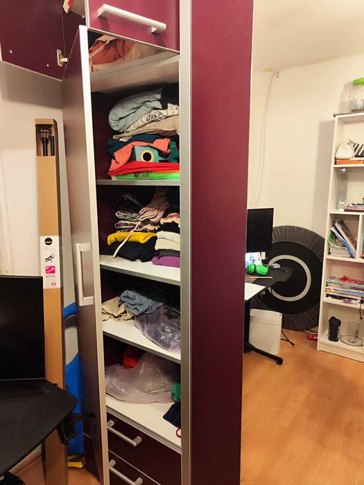 Pat rabatabil cu oglinzi - Aproape NOU!