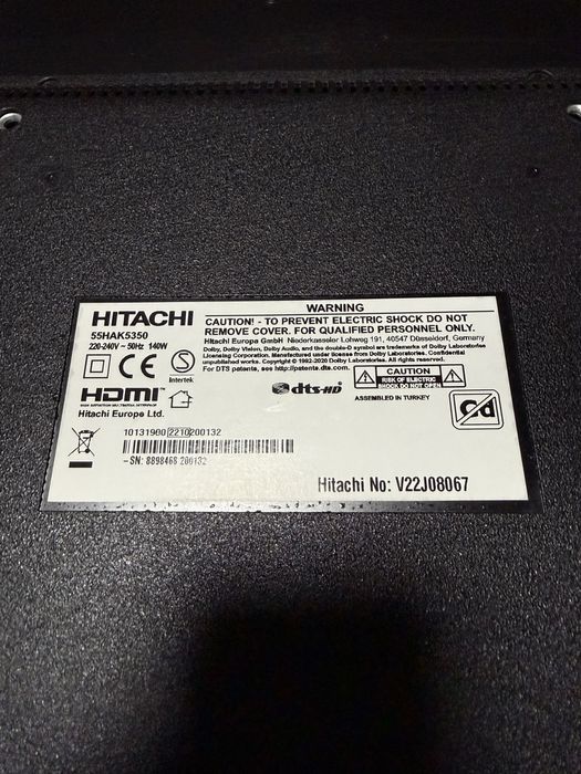Смарт Телевизор Андроид Hitachi 55 инча