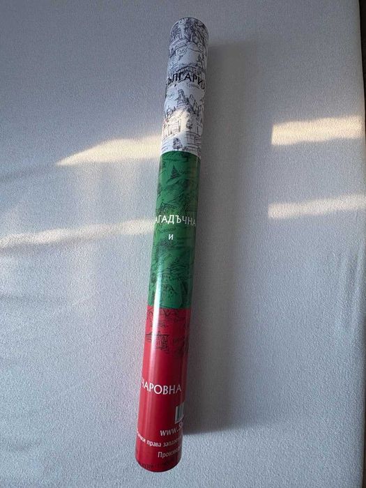 Скреч карта Разкрий България с изрисувани 100 обекта