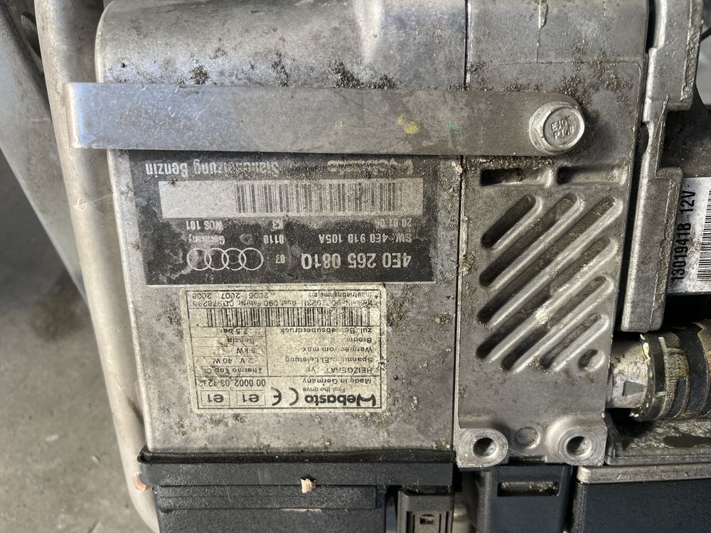 Webasto / sirocou complet Audi A8 d3 benzina