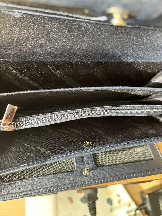 Дамски портфейл естествена кожа ESTIL – G2664 NAVY