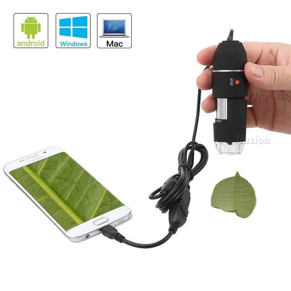 Оригинальный USB Микроскоп электронный 1600Х увелечения Mikraskop F.HD