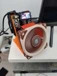 Miner Bitcoin 4.8TH NerdQaxe++ Lottery upgrade ventilator 120mm