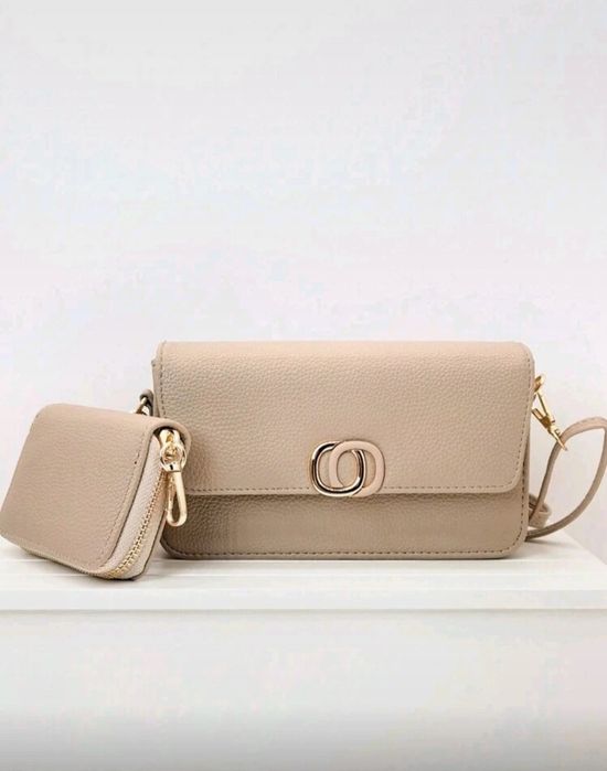 Geantă bej de umăr