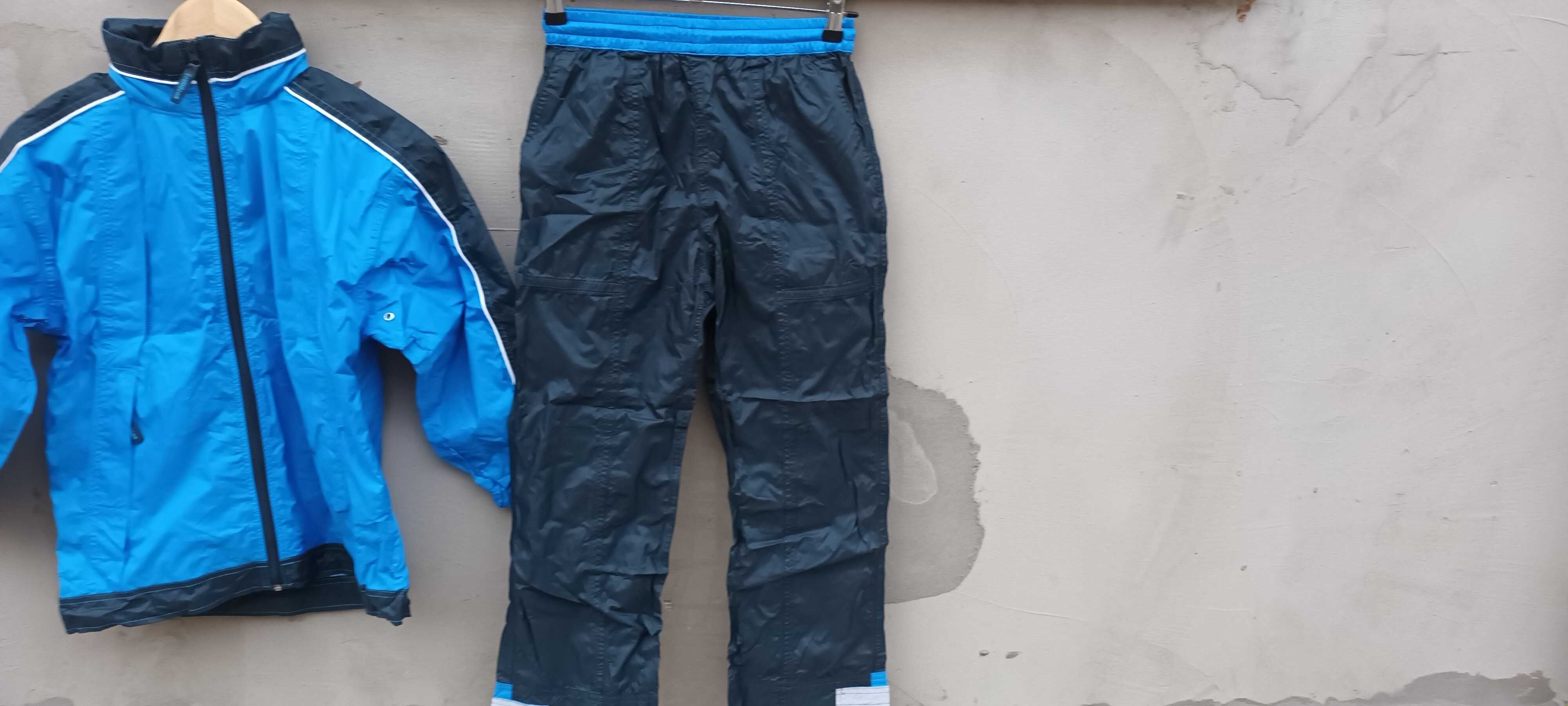 Blue PocoPiano | geaca + pantaloni outdoor ploaie | mar. 140 cm 10 ani