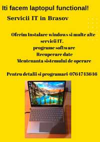 instalare windows Brasov si servicii IT