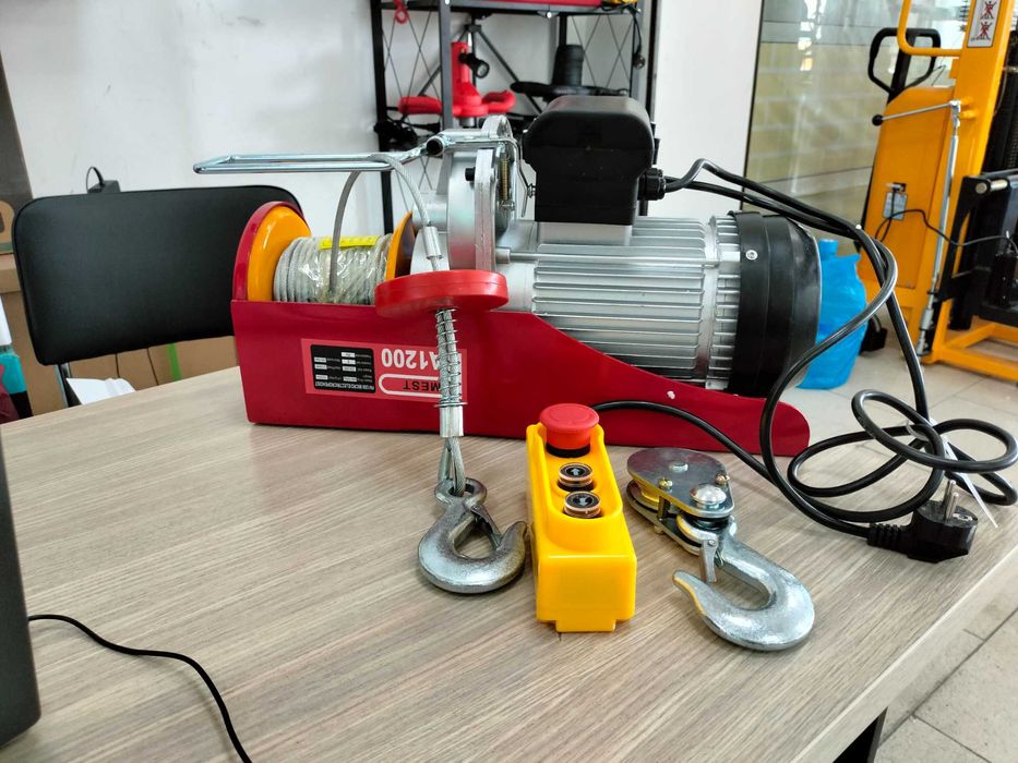 Электрическая лебедка 1200 , таль, тельфер кран, от 600 кг до 1200 кг