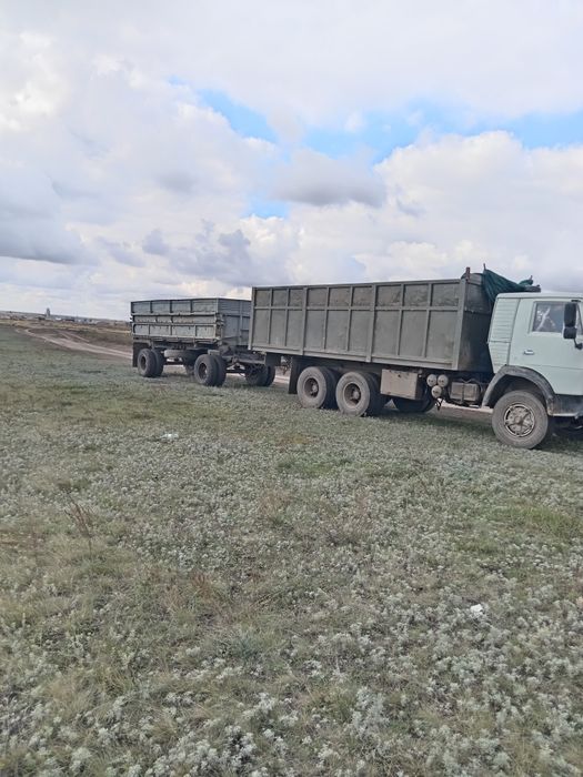 Грузоперевозки зерновоз камаз с прицепом самосвал,