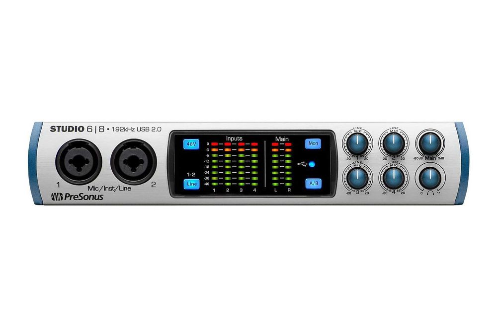 Профессиональный аудиоинтерфейс Presonus Studio 6|8