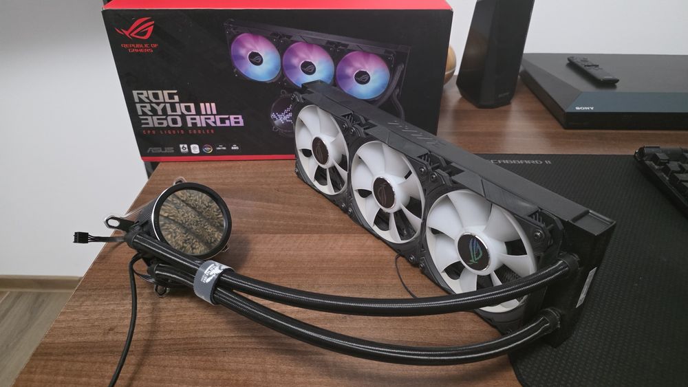 ASUS ROG RYUO III 360 ARGB, all-in-one cu racire lichidă