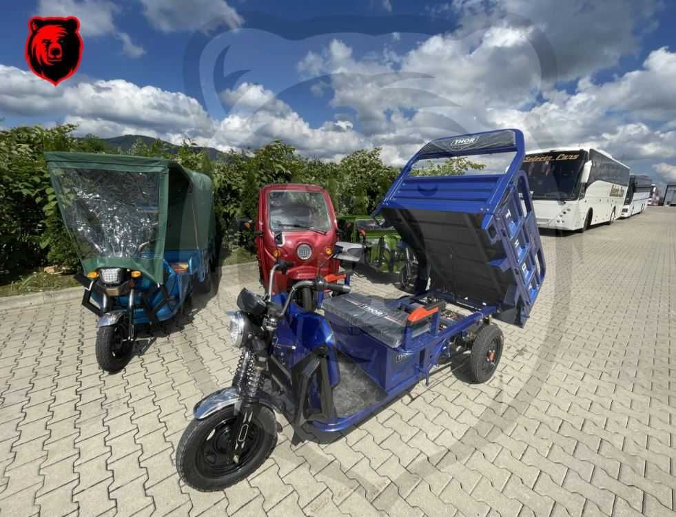 Hobby Thor  triciclu tuktuk electric cu bena