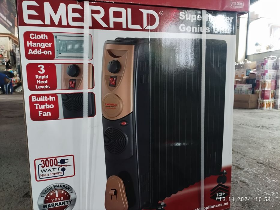 Масляный обогреватель Emerald. Оригинал Дубай .

Купить сейчас
В корзи