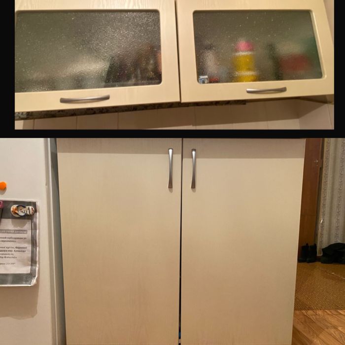 Продаётся кухонный гарнитур. Два комплекта вместо -10000тг. Самовызов