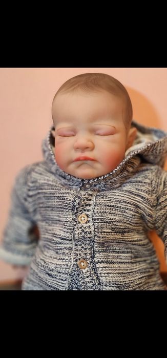 Реалистично бебе кукла 48 см Ново