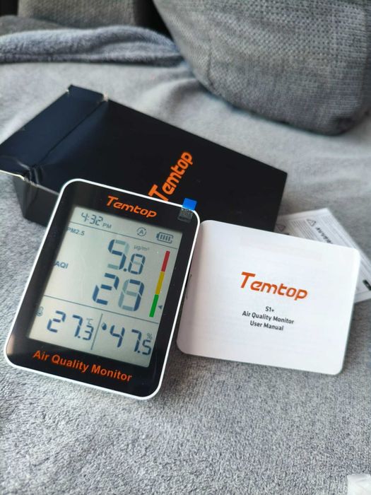 Monitor Calitate Aer Temtop S1+ - Stare Nouă - Măsoară PM2.5,temp,umid