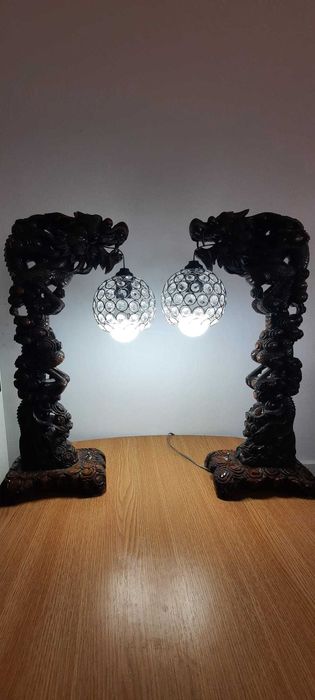 Set de Iluminat Sculptat – Artă, Misticism și Eleganță Unică!