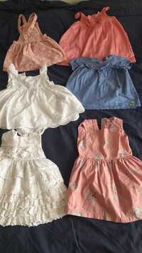Lot rochițe pt 6 luni, diverse modele și culori